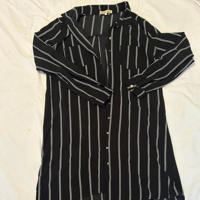 Women's Shirt Dress - Black - 10 on Productcaster.