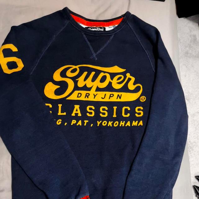 Superdry Women's Sweatshirt - Navy/Blue - 8 on Productcaster.