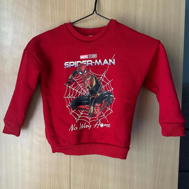 Marvel Kids' Sweatshirt - Red - 5 years on Productcaster.