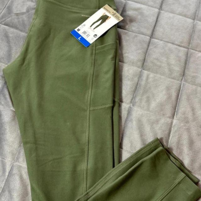 Women's Leggings - Green/Khaki - UK 12 on Productcaster.