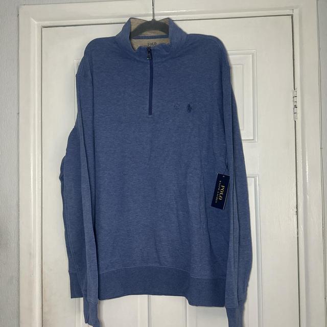 Polo Ralph Lauren Men's Jumper - Blue - L on Productcaster.