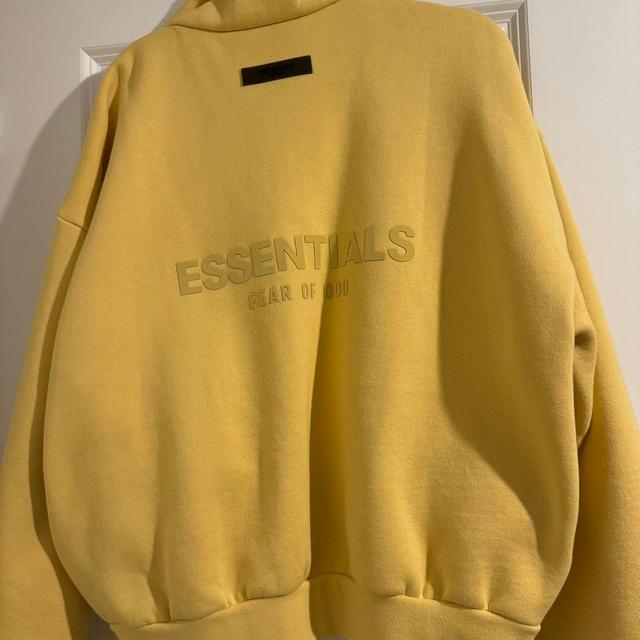 Fear of God Women's Hoodie - Yellow - 10 on Productcaster.