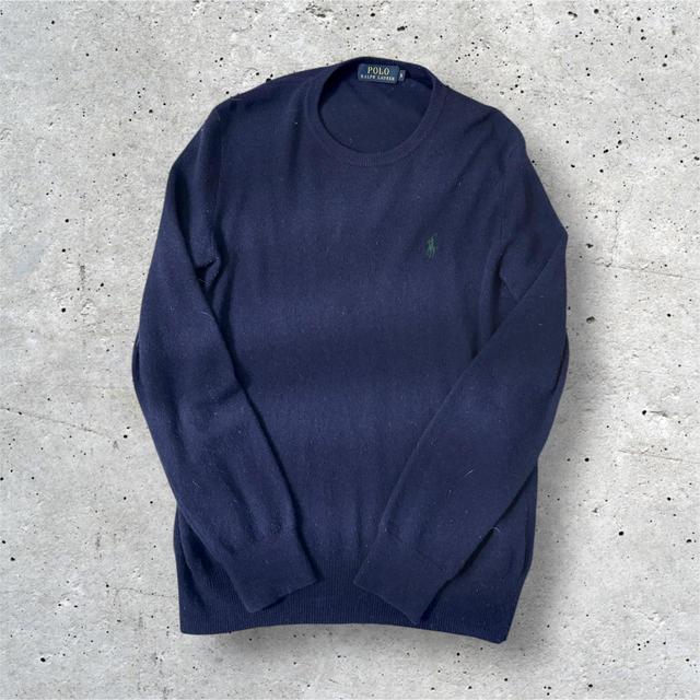 Ralph Lauren Men's Sweatshirt - Navy - S on Productcaster.