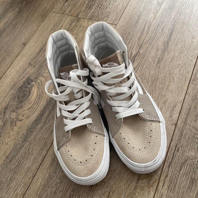 Vans Women's Trainers - Tan/Cream - UK 3 on Productcaster.