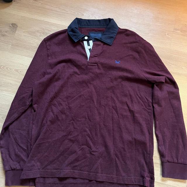 Crew Clothing Company Men's Polo shirt - Burgundy - L on Productcaster.