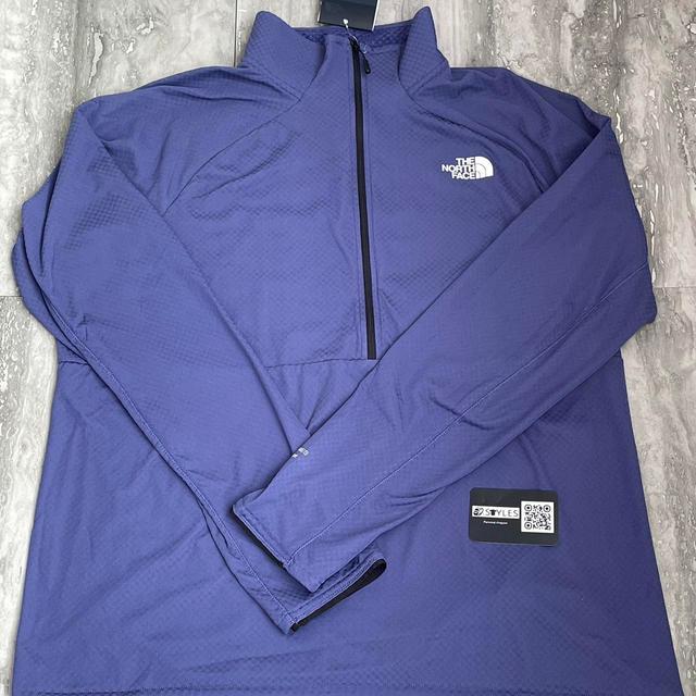 The North Face Men's Jumper - Blue/Purple - XL on Productcaster.