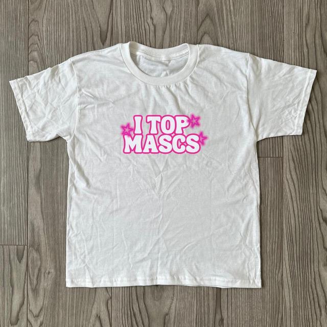 Independent Women's T-shirt - White/Pink - L on Productcaster.