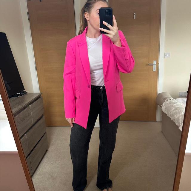 Missguided Women's Blazer Jacket - Pink - UK 10 on Productcaster.