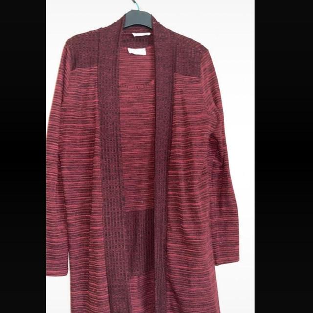 Women's Cardigan - Red/Burgundy - 14 on Productcaster.