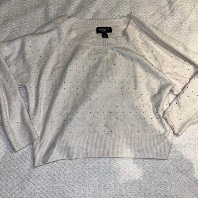 Victoria's Secret Women's Jumper - Cream - S on Productcaster.