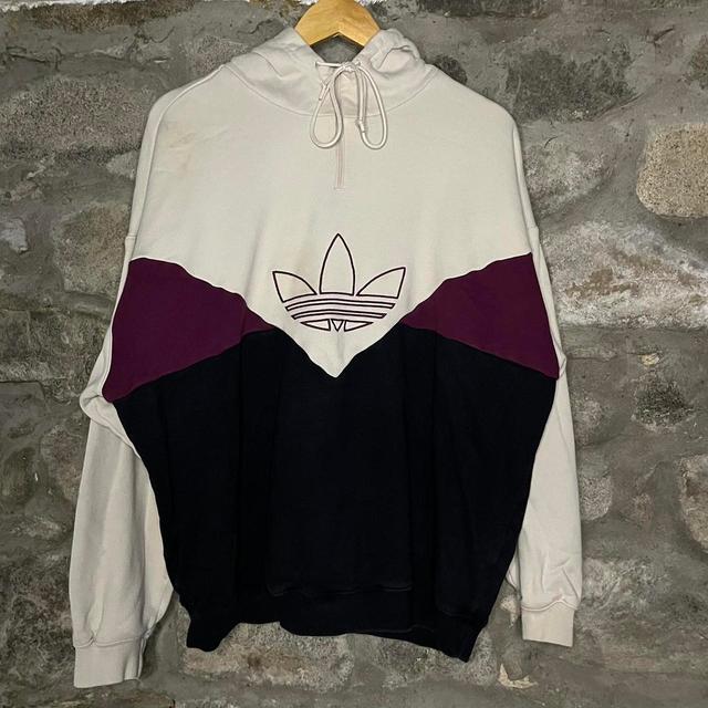 Adidas Originals Men's Hoodie - Multi/White - XL on Productcaster.