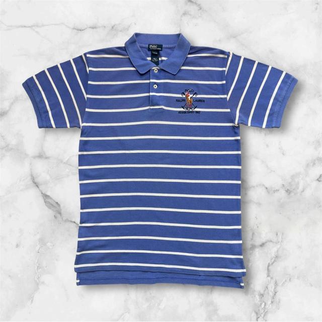 Polo Ralph Lauren Men's Polo shirt - Blue - L on Productcaster.