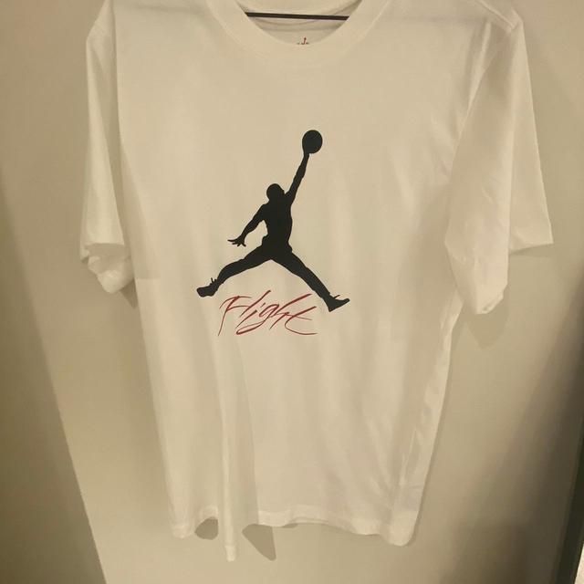 Jordan Men's T-shirt - White - S on Productcaster.