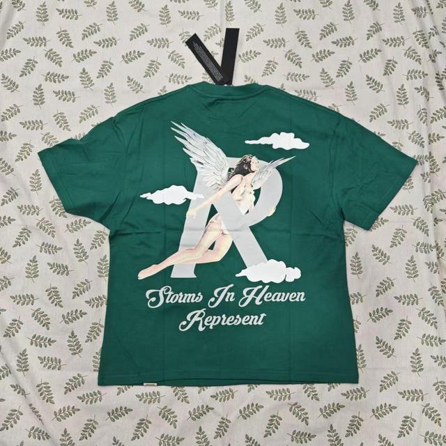 Represent Men's T-shirt - Green - S on Productcaster.