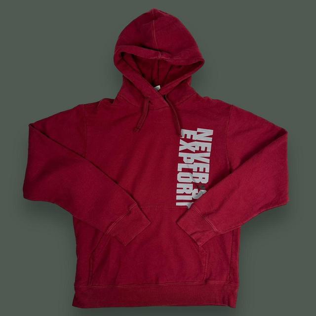 The North Face Men's Hoodie - Burgundy - S on Productcaster.