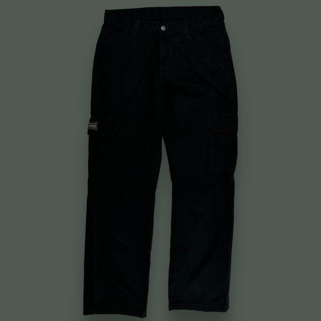 Wrangler Men's Straight leg Cargo Trousers - Black - 31" on Productcaster.