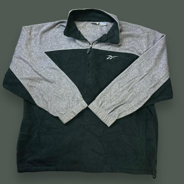 Reebok Men's Jumper - Green/Grey - XXL on Productcaster.