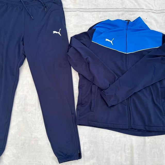 Puma Men's Jumpsuit - Blue - XL on Productcaster.