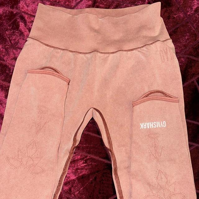 Gymshark Women's Leggings - Pink/Brown - UK 6 on Productcaster.