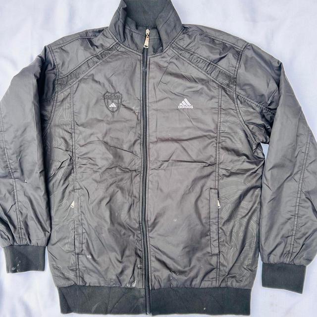 Adidas Men's Lightweight Jacket - Black/Grey - XXL on Productcaster.