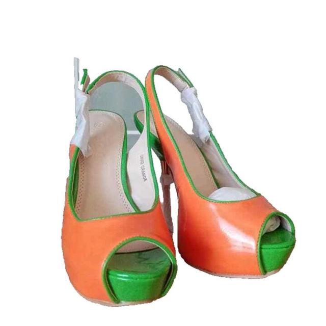 Women's Courts - Green/Orange - UK 3 on Productcaster.