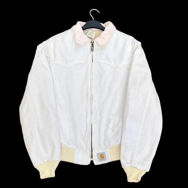 Carhartt Men's Jacket - Cream - M on Productcaster.