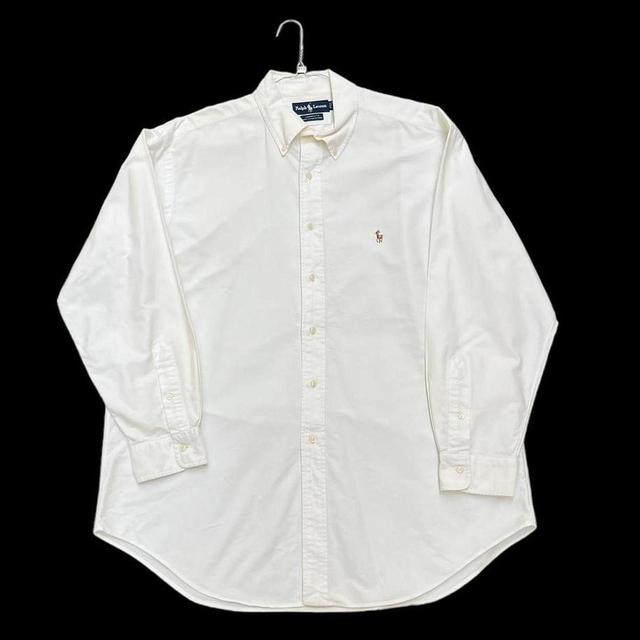 Ralph Lauren Men's Shirt - White - XL on Productcaster.