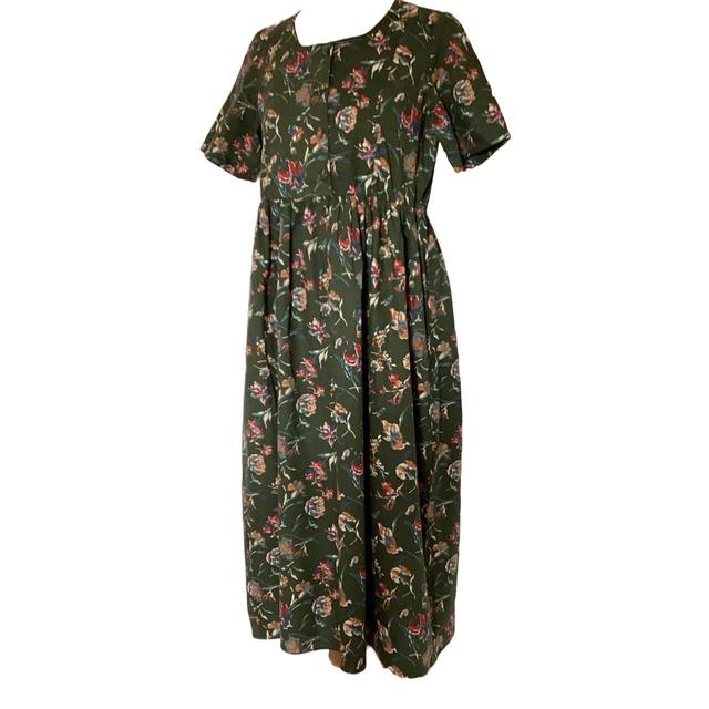 Vintage Women's Maxi Dress - Green on Productcaster.