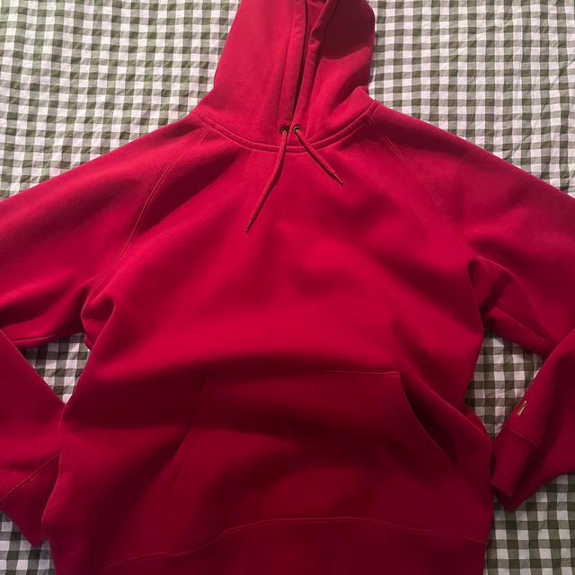 Carhartt WIP Men's Hoodie - Red - XL on Productcaster.