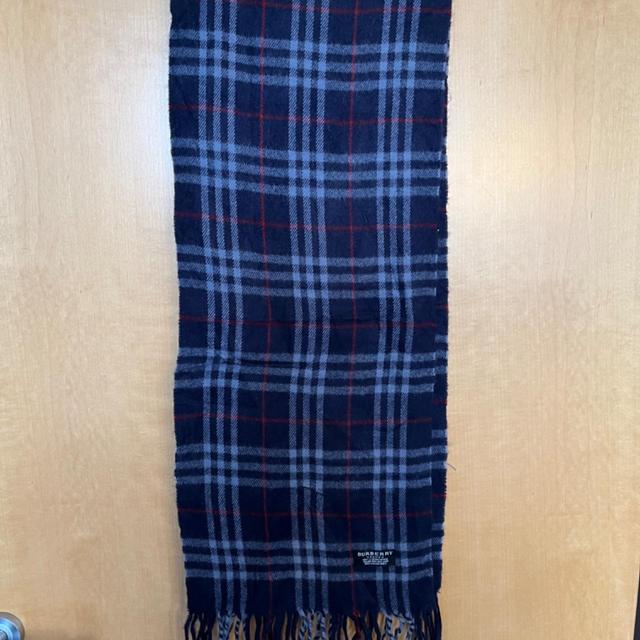 Burberry Men's Scarf - Navy/Blue on Productcaster.