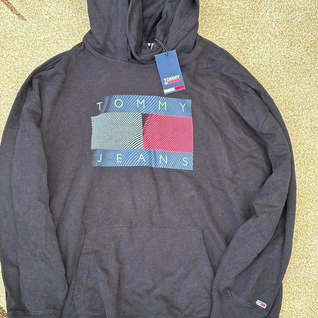 Tommy Hilfiger Men's Hoodie - Black - L on Productcaster.