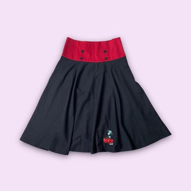 Vintage Women's Midi Skirt - Red - L on Productcaster.