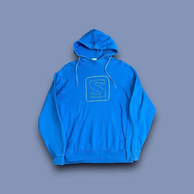 Salomon Men's Hoodie - Blue - L on Productcaster.