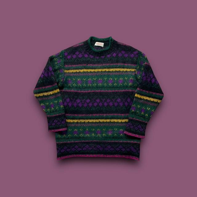 United Colors of Benetton Women's Jumper - Multi/Purple - L on Productcaster.