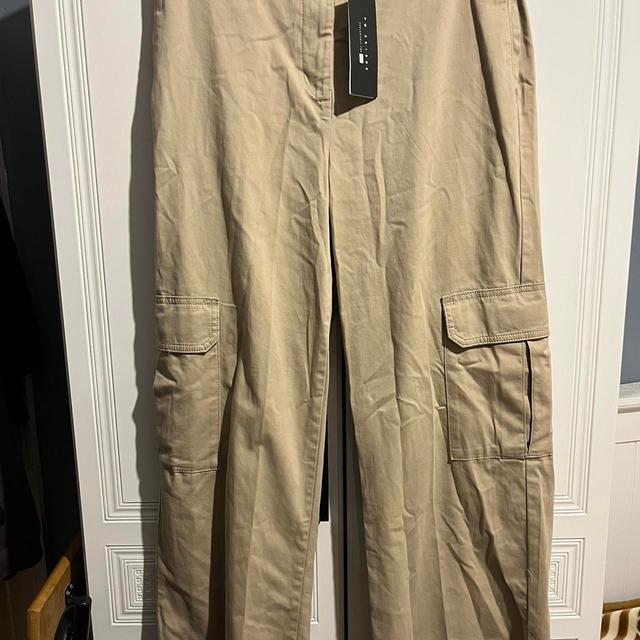 F&F Women's Cargo Trousers - Tan/Cream - UK 12 on Productcaster.