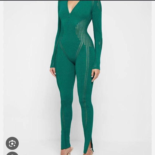 Maniere De Voir Women's Skinny Jumpsuit - Green - UK 8 on Productcaster.