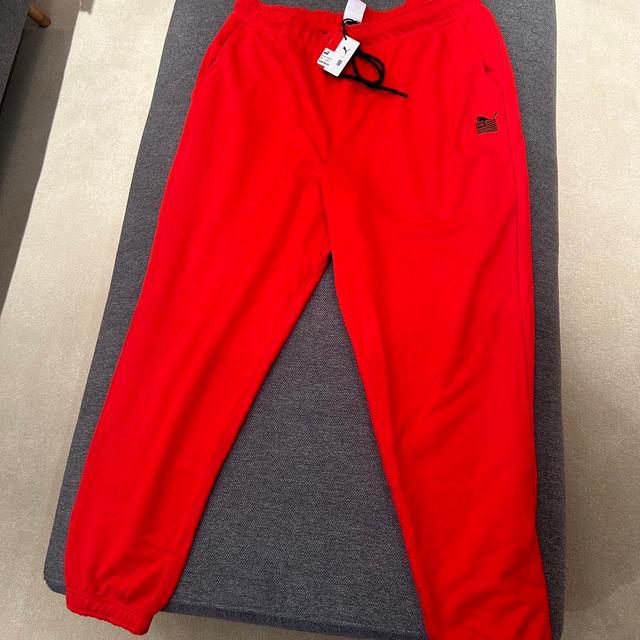 Puma Men's Sweatpants - Red - XXL on Productcaster.