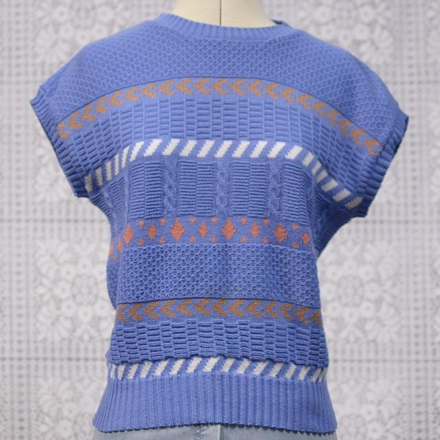 Vintage Women's Jumper - Blue - 10 on Productcaster.