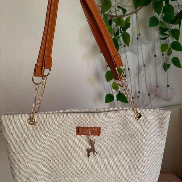 Bag-all Women's Shoulder bags - White/Brown on Productcaster.