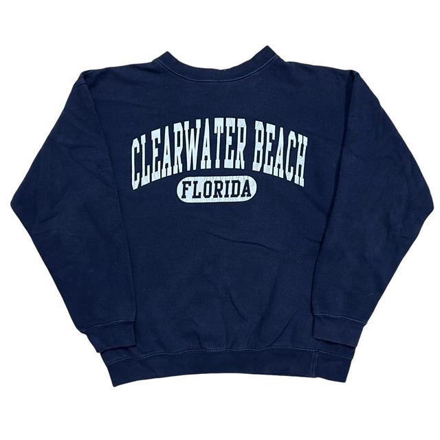 American Vintage Men's Sweatshirt - Navy - M on Productcaster.