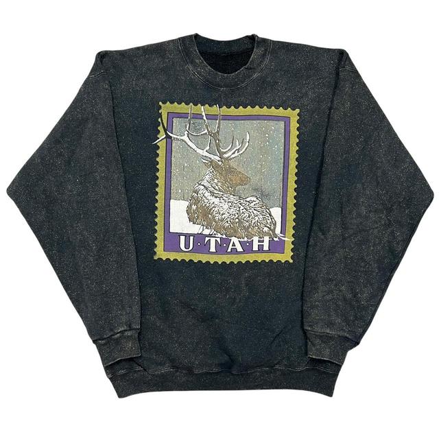 American Vintage Men's Sweatshirt - Grey - XL on Productcaster.