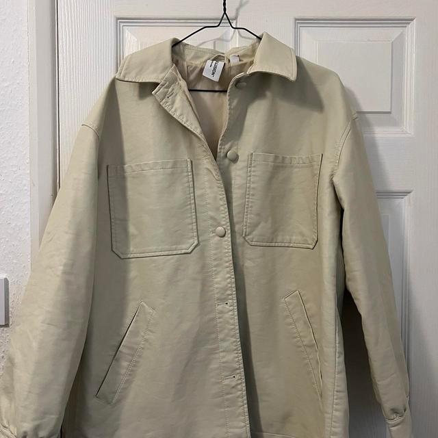 Collusion Women's Casual Jacket - Cream/Tan - UK 10 on Productcaster.