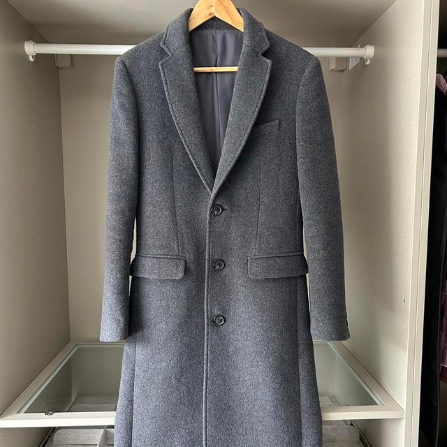 Men's Coat - Grey/Black - XS on Productcaster.