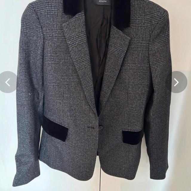 Joseph Women's Blazer Jacket - Grey/Black - UK 8 on Productcaster.