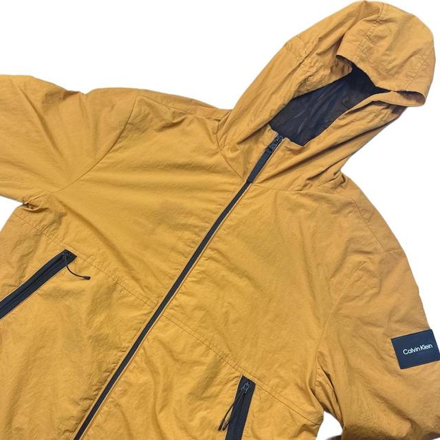 Calvin Klein Men's Jacket - Orange/Yellow - M on Productcaster.