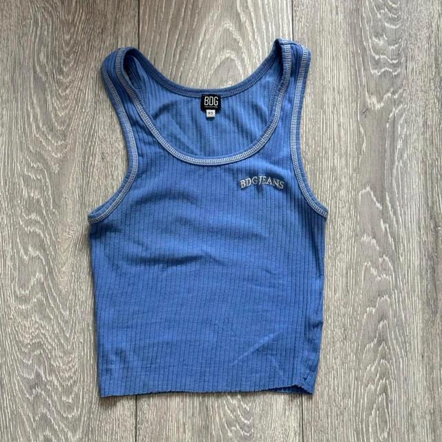 Urban Outfitters Women's Crop top - Blue - XS on Productcaster.