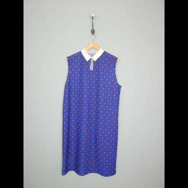 Women's Dress - White/Blue - L on Productcaster.