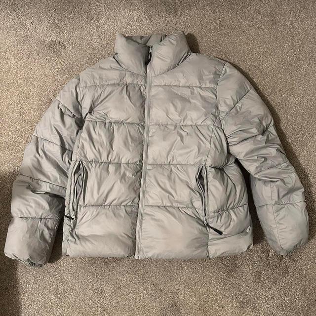 iets frans... Women's Puffer Jacket - Silver - XL on Productcaster.