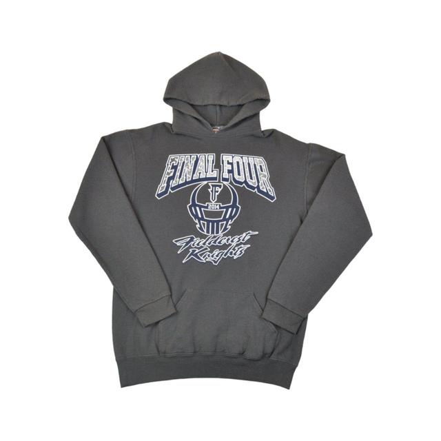 Vintage Men's Hoodie - Grey - S on Productcaster.