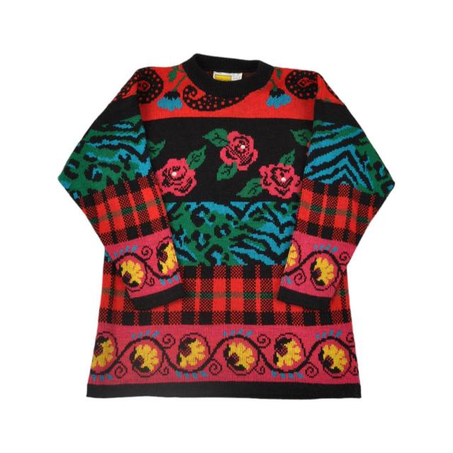 Vintage Women's Jumper - Multi - M on Productcaster.